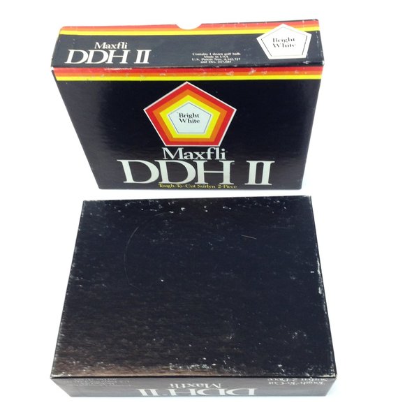 Dunlop Maxfli DDH II Tough To Cut Surlyn Bright White Box of 12 Golf Balls - Picture 8 of 13